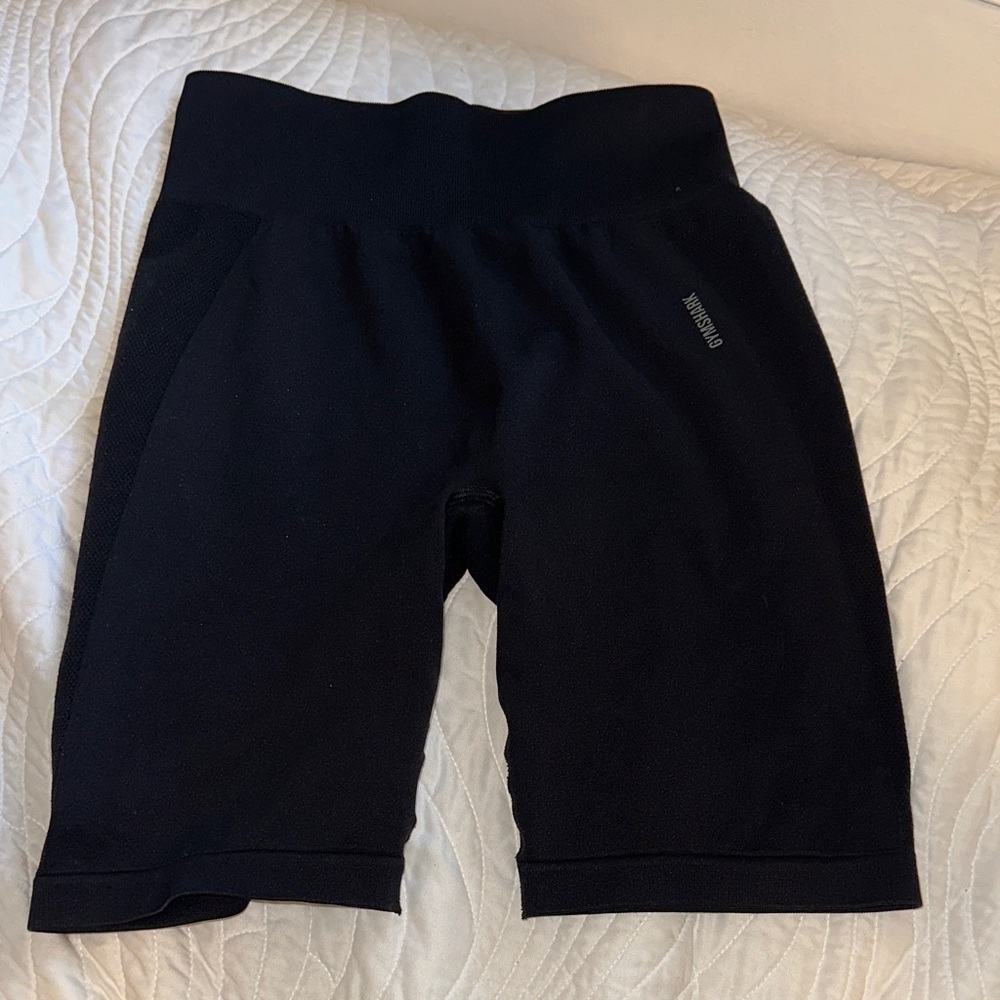 Gymshark black biker shorts